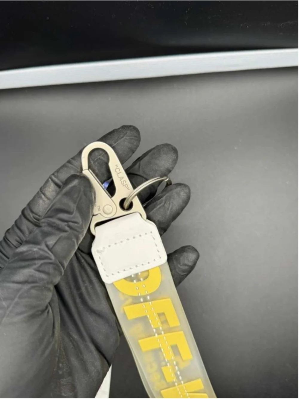 Original Off-White Virgil Abloh Industrial Lanyard Keychain Red 2013 Collectible